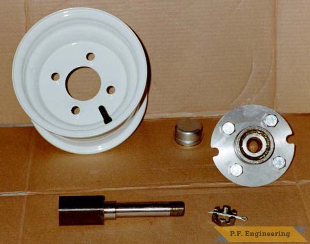 Parts needed for the 1000" front spindle upgrade