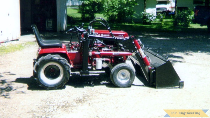 Charles D. Medford, MN Wheel Horse loader | Wheelhorse loader right side by Charles D., Medford, MN