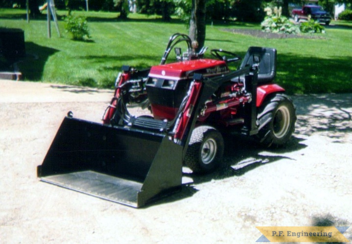 Charles D. Medford, MN Wheel Horse loader | wheelhorse loader front by Charles D., Medford, MN