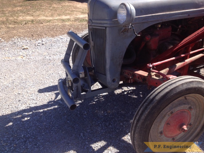 Derrick D. Ford N loader | Ford 9N loader pump bracket