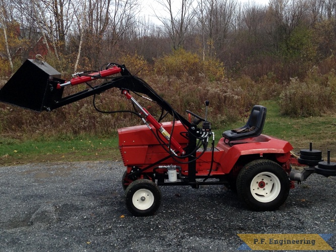 Grant R., Milton, VT Gravely loader | Gravely loader left side by Grant R., Milton, VT