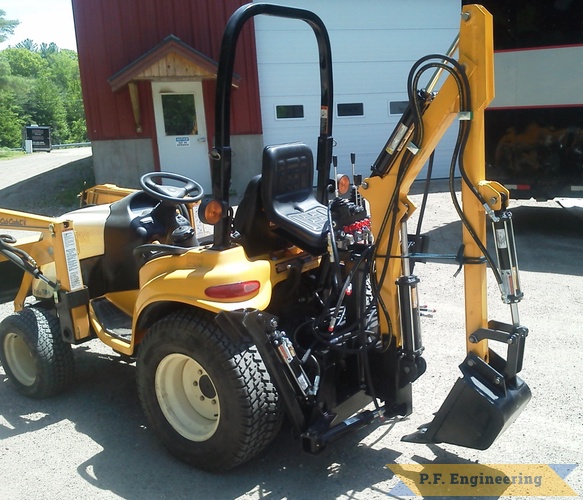 Kevin P., Pittsfield, NH Cub Cadet 7264 Micro Hoe | Cub Cadet 7264 Micro Hoe rear view by Kevin P., Pittsfield, NH