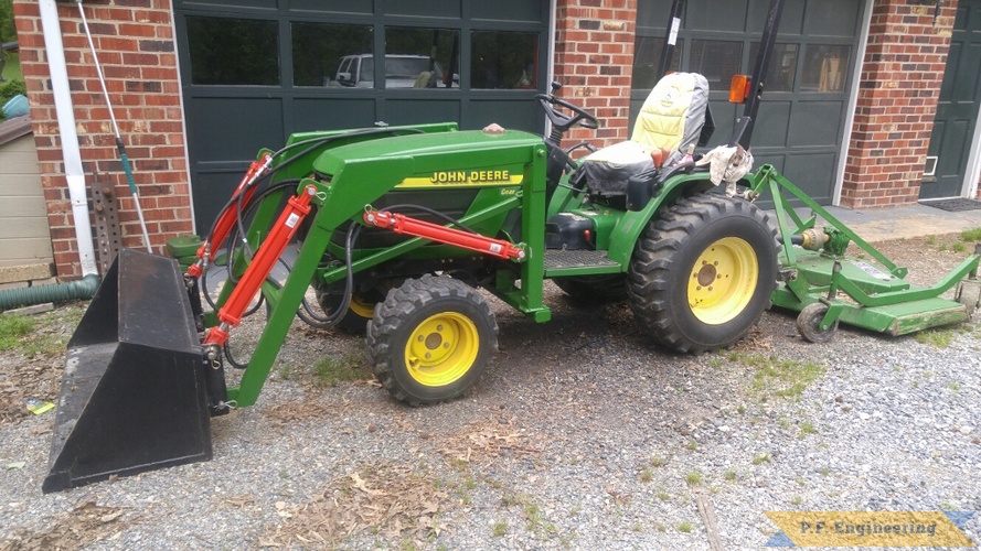 Mario's John Deere 4100 loader | John Deere 4100 loader left side by Mario