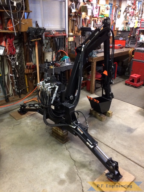 Mark J., Kubota BX2200 backhoe | Kubota BX2200 micro hoe finished by Mark J.