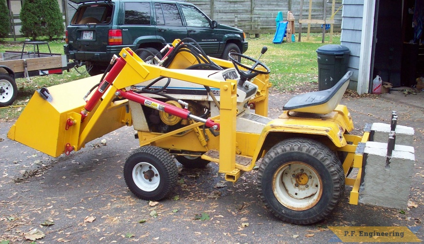 Mike L., Walworth, WI Cub Cadet 149 loader | cub cadet 149 loader side