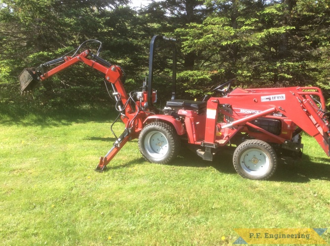 Rick C., Berwick, Nova Scotia Honda 5518 micro hoe | Honda 5518 Micro Hoe right side by Rick C., Berwick, Nova Scotia, CN