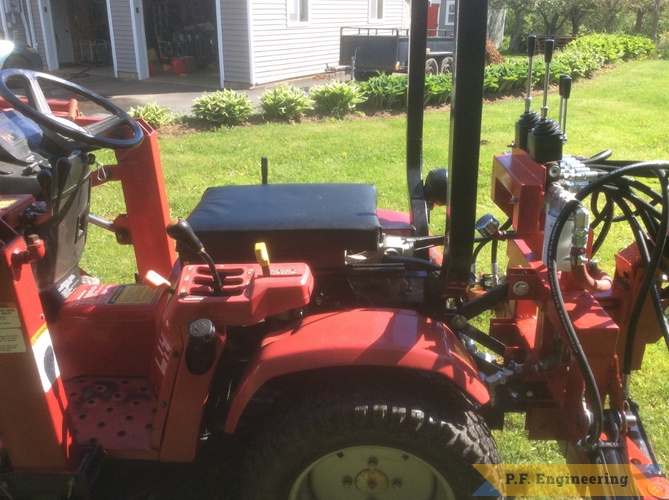 Rick C., Berwick, Nova Scotia Honda 5518 micro hoe | Honda 5518 micro hoe seat by Rick C., Berwick, Nova Scotia, CN