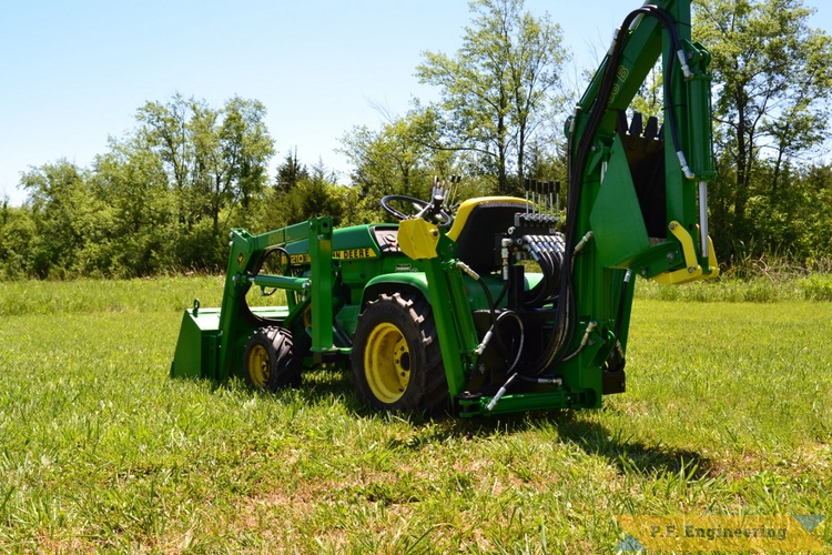 Ryan B., Mayetta, Kansas John Deere 210 micro hoe | John Deere 210 Micro Hoe and Loader by Ryan B., Mayetta, KS