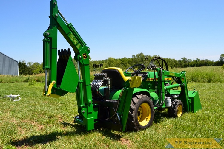 Ryan B., Mayetta, Kansas John Deere 210 micro hoe | John Deere Micro Hoe by Ryan B., Mayetta, KS