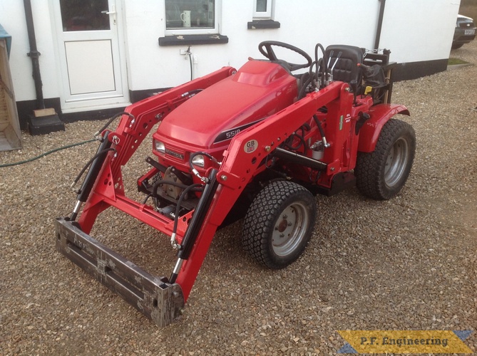 Simon B., Honda 5518 loader | Honda 5518 loader with quick attach by Simon B.