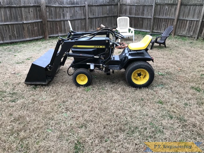 Jared G. Aberdeen, NC | Jared G, Aberdeen, NC John Deere 300 front end loader side view