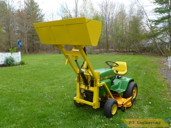 Paul F. - John Deer 317 - Pin-on Mini Payloader | Prototype building May 2020 - View 3