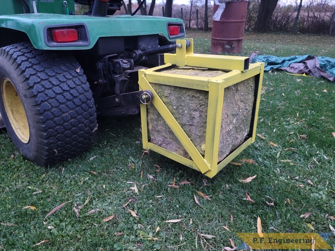 Alan B. in Neosho, Wisconsin - John Deere 430 - Pin-on Mini Payloader | Alan B. Neosho, WI mini payloader tractor back