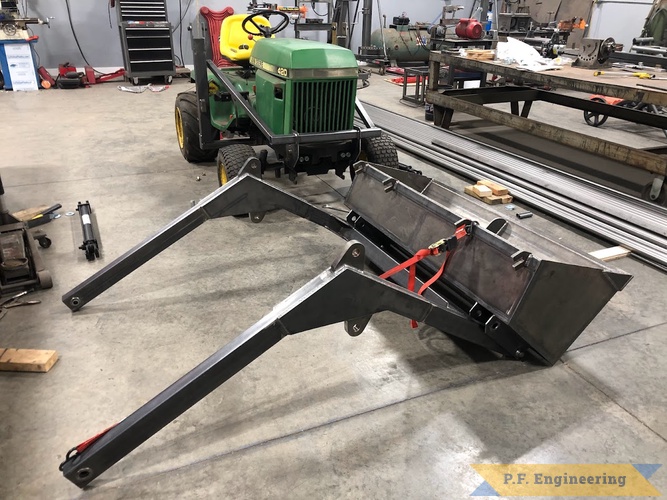 Dan W., Eureka IL, Front-end Loader | John Deere 420 tower braces