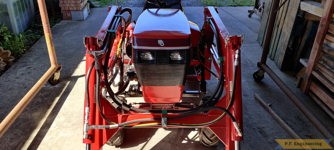 1985 Wheelhorse 310-8 loader by Don A., Thibodaux, LA | 1985 Wheelhorse 310-8 loader by Don A., Thibodaux, LA, front view