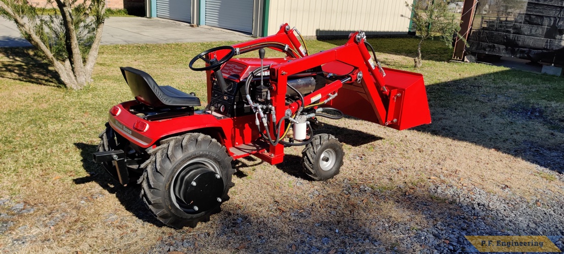 1985 Wheelhorse 310-8 loader by Don A., Thibodaux, LA | 1985 Wheelhorse 310-8 loader by Don A., Thibodaux, LA, hydraulics 