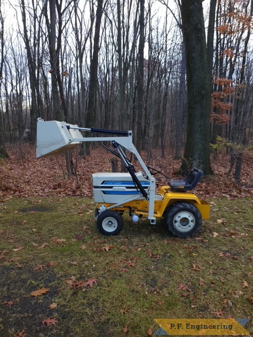 Eric D. in Friedens, PA 1976 Cub Cadet 1200 | Eric D. Friedens, PA 1976 Cub Cadet 1200 front end loader left size