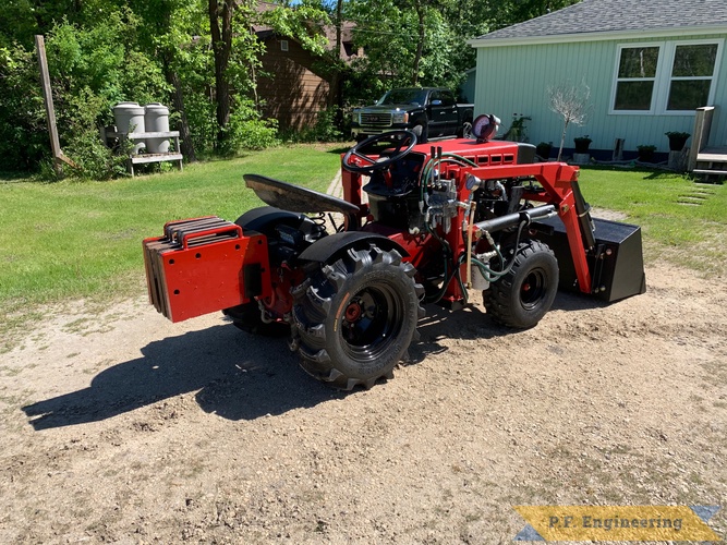 Stephen S. Winnipeg MB Canada Sears Craftsman loader | Stephen S. in Winnepeg, MB Canada 1975 Sears Suburban Loader right rear view