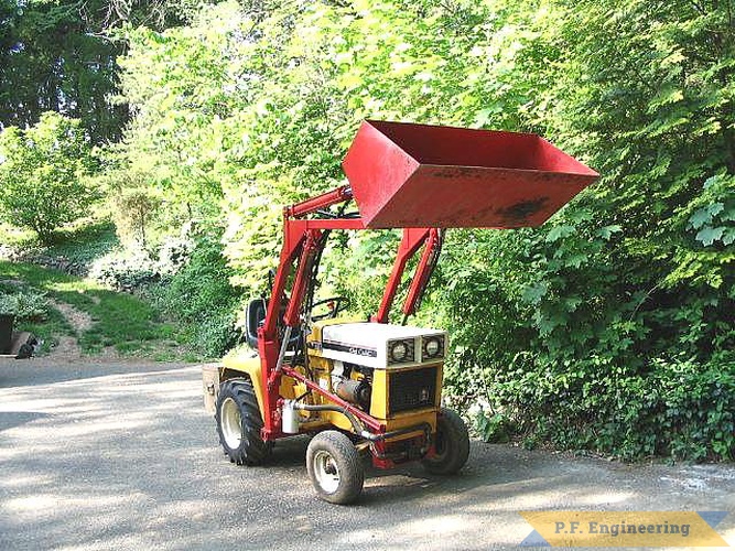 Cub cadet 149 online garden tractor loader backhoe