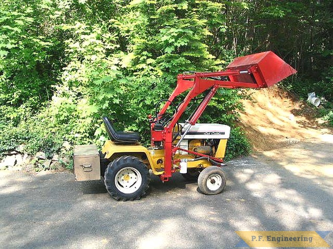 Lawn mower front hotsell end loader kit