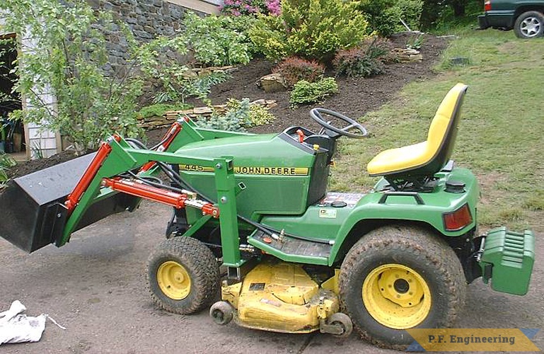 P.F. Engineering Do it yourself Plans Gallery John Deere 445