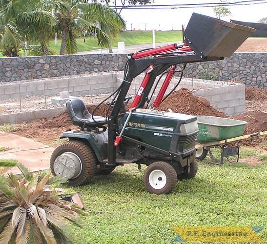 Garden tractors with front end loaders clearance