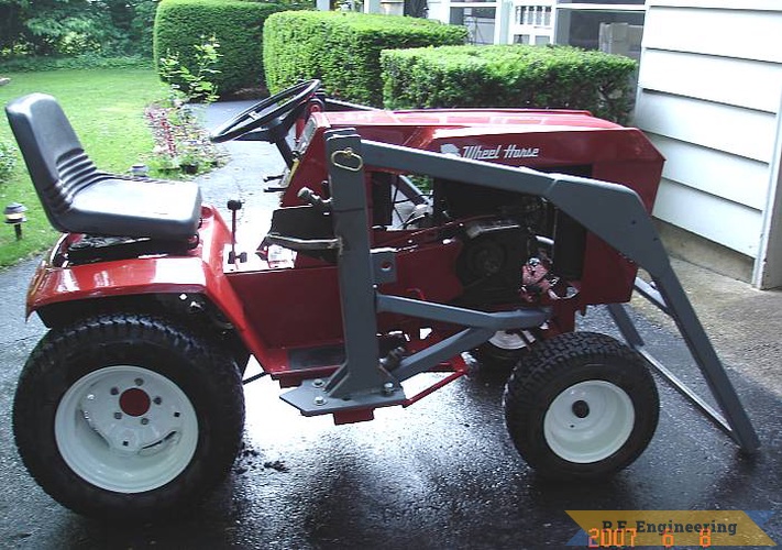 P.F. Engineering Do it yourself Plans Gallery Tractor wheel horse