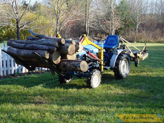 diy | ford 1110 wth forks and finish mower