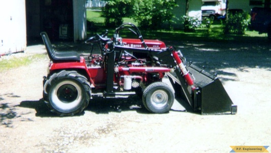 Wheelhorse loader right side by Charles D., Medford, MN