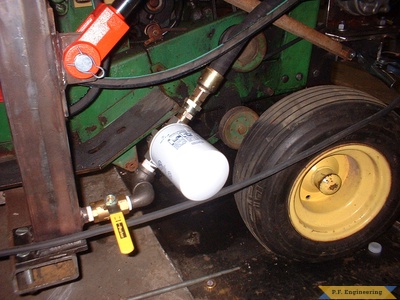 John Deere 110 loader return filter by Jerry