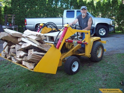 cub cadet 149 loader front