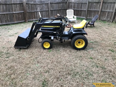 Jared G, Aberdeen, NC John Deere 300 front end loader side view