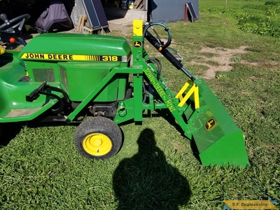 Built by Gene H. from Palm, PA for his John Deere 318 - right side view 2