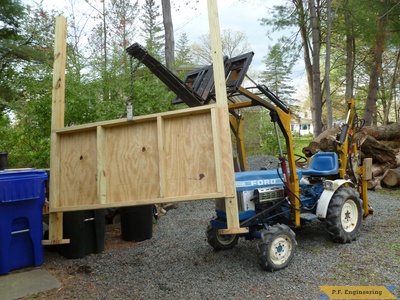 end wall treated lumber.palram 6 x 10 greenhouse project