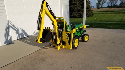 JD110 Micro Hoe rear