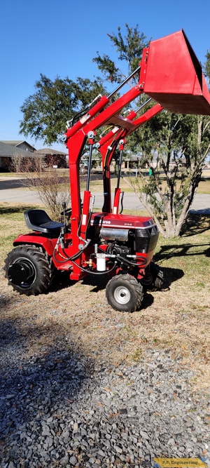 1985 Wheelhorse 310-8 loader by Don A., Thibodaux, LA right side 