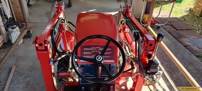 Don A. and his Wheelhorse 310-8 loader in Thibodaux, LA operators view