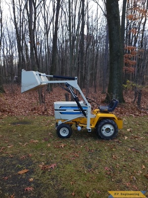 Eric D. Friedens, PA 1976 Cub Cadet 1200 front end loader left size