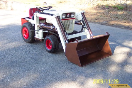 Brian's Bolens garden tractor loader project_2