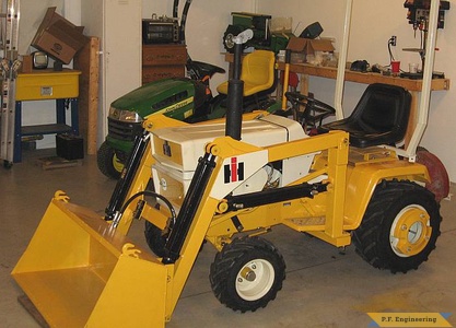 Cub Cadet 1450 garden tractor loader_1