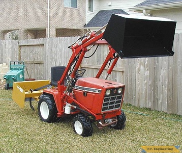 Cub Cadet 782D garden tractor loader_1