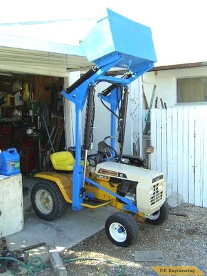 Gilson garden tractor front end loader_3