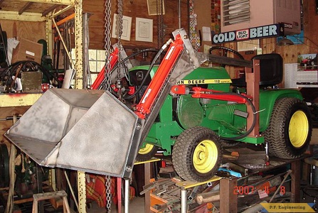 John Deere 112 Garden Tractor Loader_1