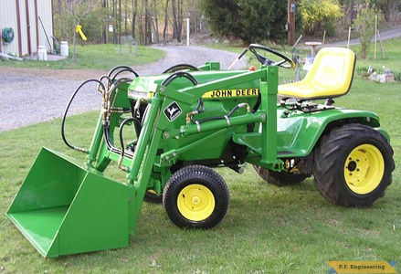 John Deere 317 garden tractor loader_1