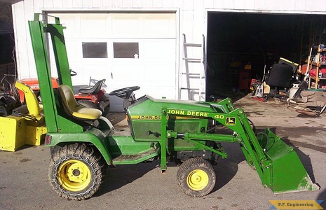 John Deere 425 Garden Tractor Loader_6