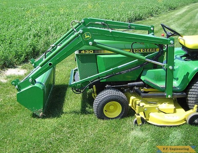 John Deere 430 Garden Tractor Loader_2