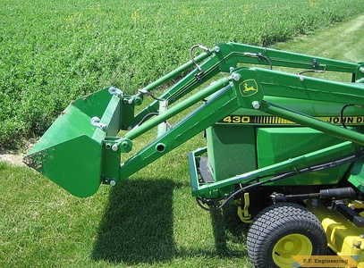 John Deere 430 Garden Tractor Loader_3