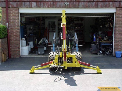 John Deere 430 garden tractor Micro Hoe_7