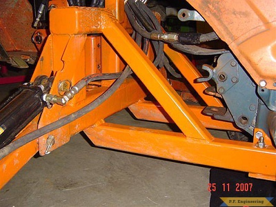 Kubota B7000 compact tractor Micro Hoe_3