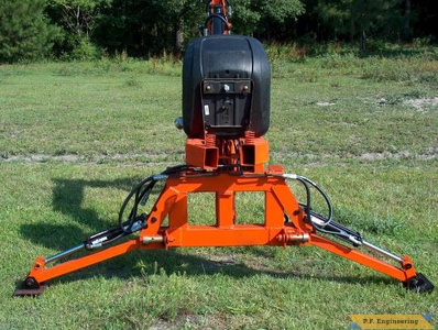 Kubota L3410 compact tractor Micro Hoe_6